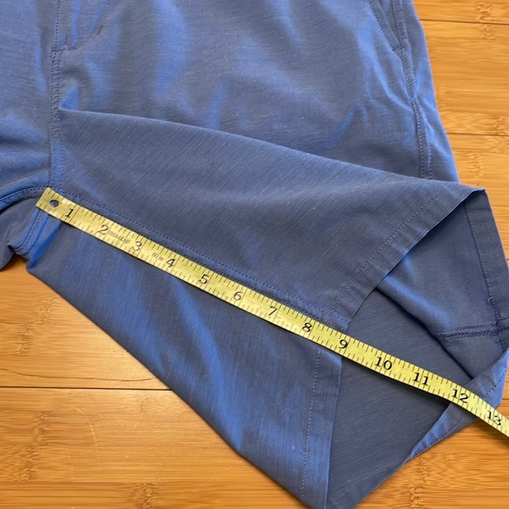 JOHNNIE-O Men’s Jupiter Cotton Performance Shorts Size 34 Blue Pockets Chino - Picture 16 of 16